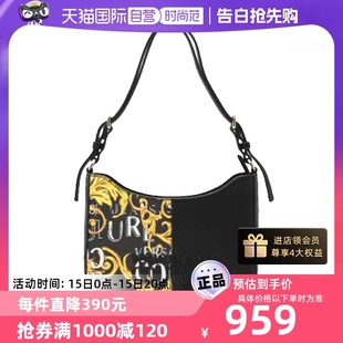 Jeans 自营 Versace Couture范思哲女士拼接单肩斜挎包腋下包