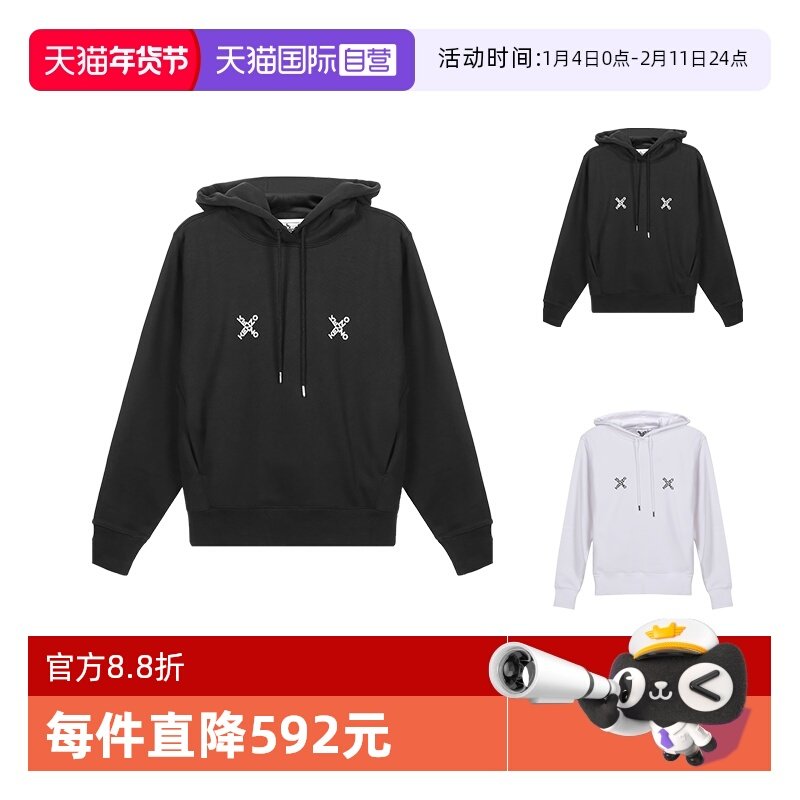 【自营】Kenzo高田贤三 女士连帽长袖卫衣运动衫 2SW870 4MS套头