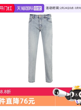 【自营】阿玛尼AX男士棉质复古低腰修身版牛仔裤长裤3DZJ13 Z1XLZ