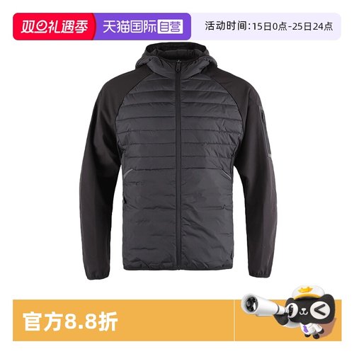 【自营】Hugo Boss/雨果博斯 男士连帽保暖棉服夹克外套 50541032