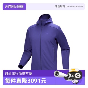 始祖鸟男士 短款 抓绒衫 紫色长袖 ARC‘TERYX 红色 外套 自营