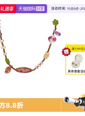 【自营】VITARING项链女天然石串珠锁骨链个性复古小众设计颈链