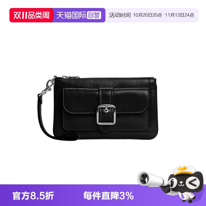 【自营】COACH/蔻驰女士钱包AshtonWristiet手拿手腕包卡包证件包