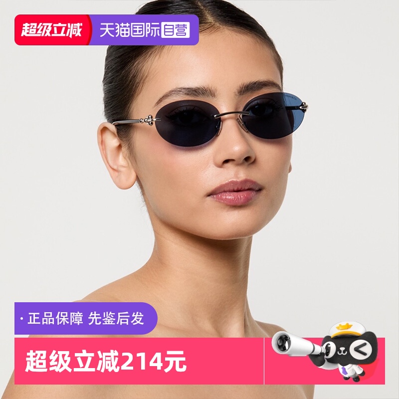 【自营】Tiffany/蒂芙尼 新品HardWear太阳眼镜墨镜椭圆形0TF3104
