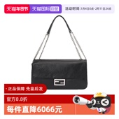 自营 FENDI 芬迪 女士牛皮革链条包单肩斜挎包8BR828 AS7A