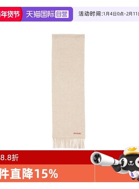 【自营】Acne Studios字母标志装饰男女同款绒线围巾CA0218