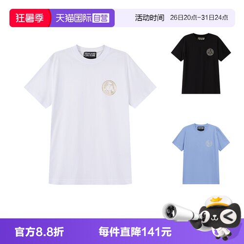 VJC范思哲圆领短袖T恤