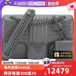 中古99新未使用普拉达女士单肩斜挎包带小包 1BD108 自营 WD91