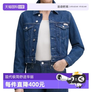 自营 女士棉质牛仔夹克外套 Calvin J20J225183 Klein