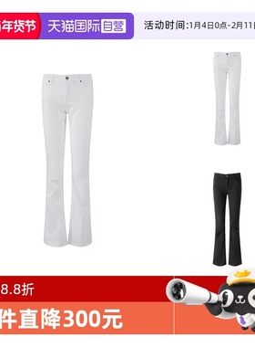 【自营】阿玛尼 女士AX高腰喇叭裤休闲裤长裤牛仔裤 3DYJ65 Y2VLZ