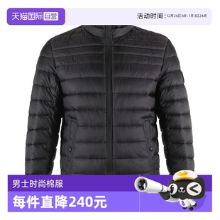 自营 黑色 Hugo 棉服夹克外套男款 深蓝色 Boss立领拉链纯色长袖