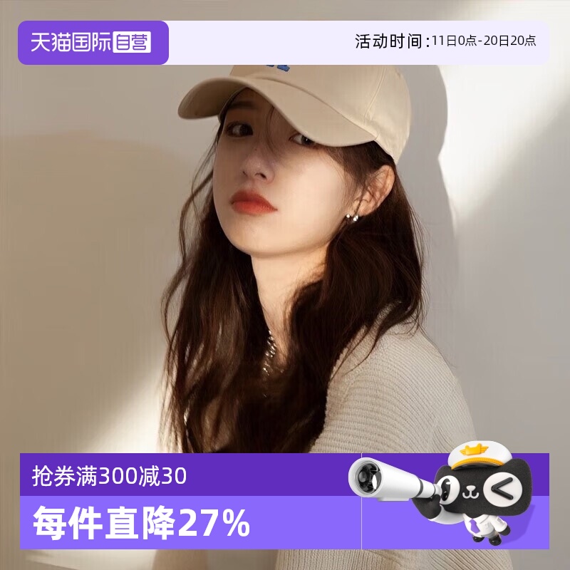 MLB男女棒球帽弯檐经典logo