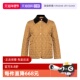 驼色灯芯绒翻领夹克 博柏利外套女款 自营 BURBERRY