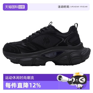 女鞋 2025秋新款 运动鞋 休闲鞋 MLB男鞋 时尚 3ASHW015N50BKD 自营