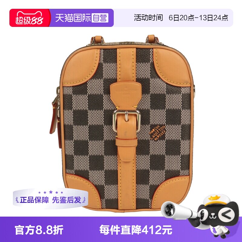 【自营】中古「8.5新」LV(路易威登)黑色/灰色迷你S单肩包斜挎包