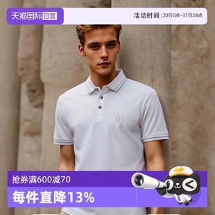 男士 ZJH4Z直筒休闲 自营 8NZFPQ POLO衫 徽标装 AX阿玛尼 饰短袖