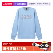 自营 棉质圆领长袖 Hugo Boss雨果博斯 男士 卫衣运动衫 50471878
