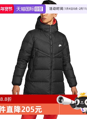 【自营】Nike耐克羽绒服男长款TORM-FIT防水保暖外套DV1134-010