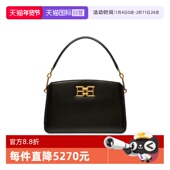 女士牛皮黑色手提单肩斜挎包礼物6301627 巴利时尚 自营 Bally