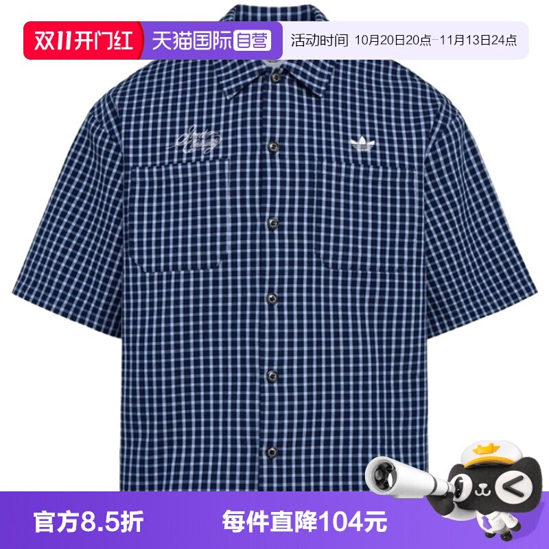 【自营】adidas阿迪三叶草OG SHIRT男子运动休闲短袖衬衫LD3863