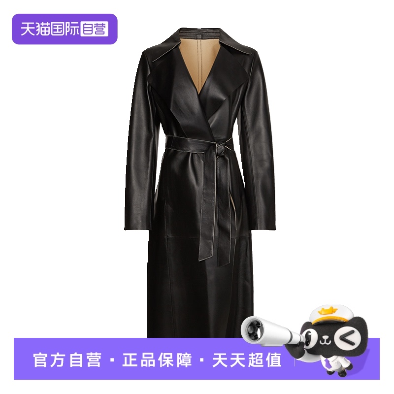 凯文克莱女士风衣皮衣外套