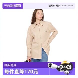 Bari Petit 刺绣拉链宽松长袖 衬衫 休闲百搭 设计感薄外套 自营