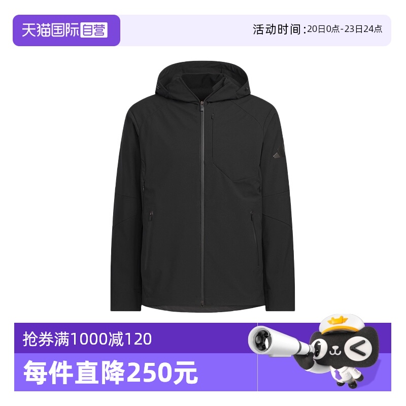 【自营】adidas阿迪达斯男子运动梭织夹克休闲百搭宽松外套KA1218
