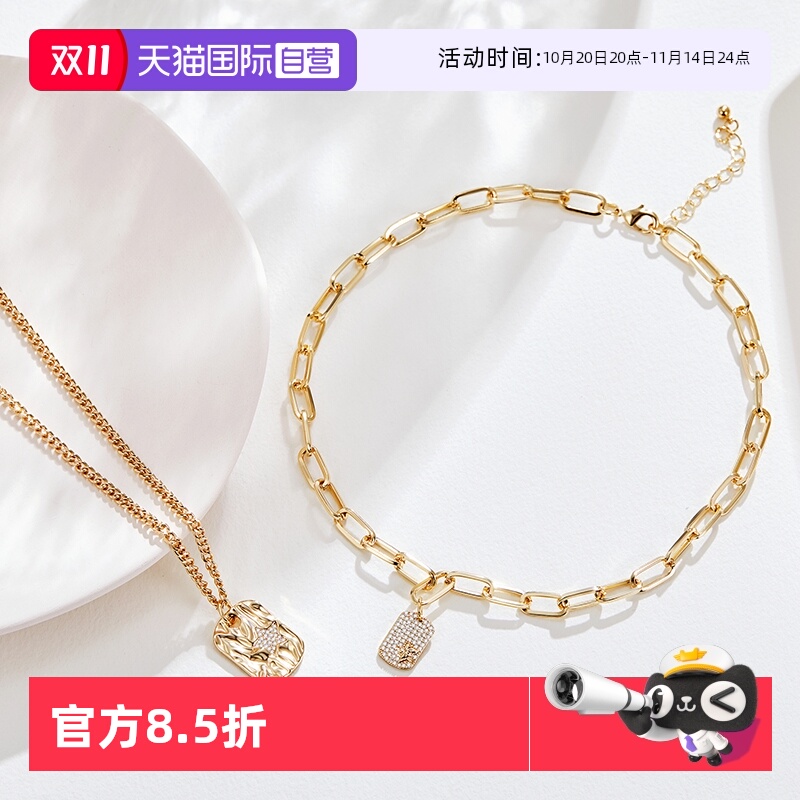 复古项链daisybeauty双层叠戴