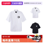 自营 衬衫 VJC范思哲 男士 棉质徽标印花休闲短袖 74GALY11 CN002