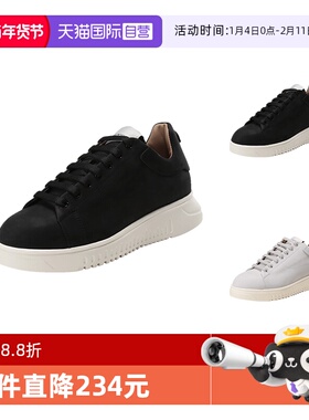 【自营】Emporio Armani阿玛尼 男士系带休闲运动鞋X4X264 XF570