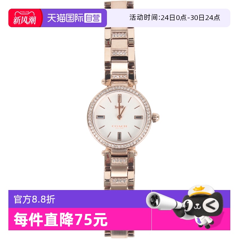 COACH/蔻驰时尚款女士钢带手表