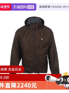 【自营】Prada/普拉达男士FW25双面穿三角徽标宽松休闲夹克外套