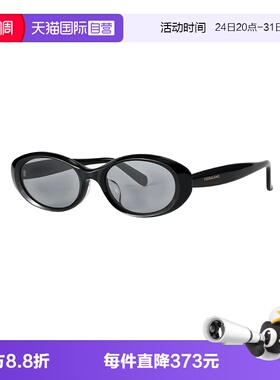 【自营】FERRAGAMO/菲拉格慕女款太阳镜复古百搭墨镜SF2124SLB