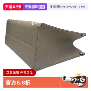 【自营】98新LV路易威登Onthego大象灰拼色老花全皮托特包中号