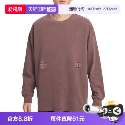 【自营】NIKE耐克男长袖T恤图案印花复古运动休闲卫衣IH5086-502