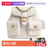 女士皮革双肩包 蔻驰Tabby 自营 COACH