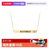 Glam 自营 Ever十二月份吊坠项链小众轻奢设计锁骨链生日礼物