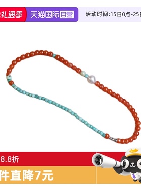 【自营】daisy beauty南红级细小米珠3mm手串高瓷绿松石柿子红