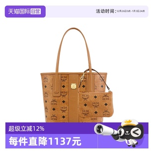 经典 Liz MCM 迷你双面Visetos皮革母单肩手提包送女友 自营