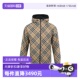 博柏利25ss格纹连帽宽松男士 BURBERRY 双面穿夹克外套 自营