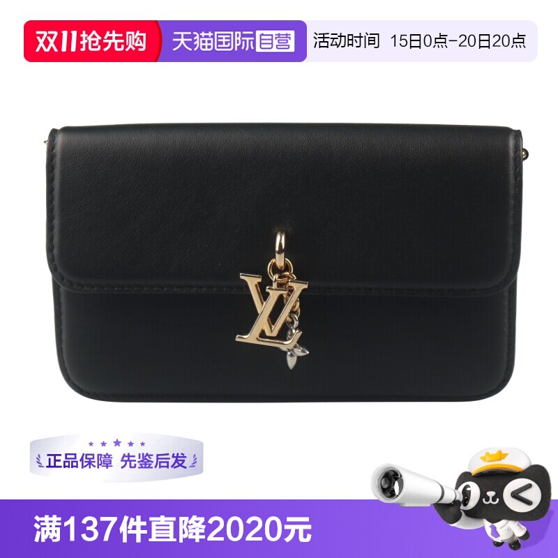 【自营】中古9新LOUIS VUITTON(路易威登)BLOOM手袋黑色牛皮