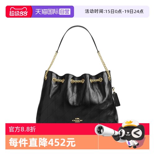 【自营】COACH/蔻驰女士时尚百搭单肩手提包托特包单肩包