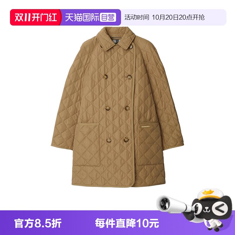 BURBERRY/博柏利双排扣棉服