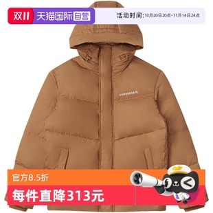 复古连帽羽绒服10026919 CONVERSE匡威男简约潮流美式 A02 自营