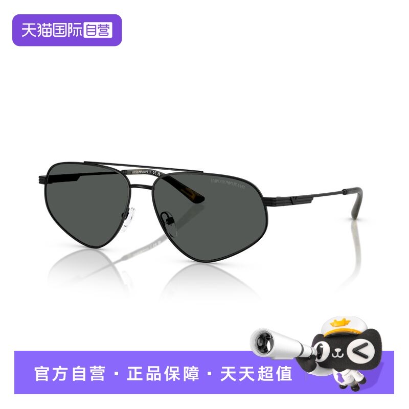 【自营】【新品推荐】阿玛尼墨镜男款太阳镜个性复古摩登0EA2156