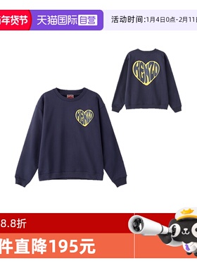 【自营】高田贤三 KENZO 女士棉质圆领长袖卫衣运动衫 2SW075 4MC