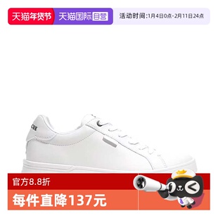 【自营】COACH/蔻驰女士系带时尚圆头板鞋休闲鞋CN577OPI运动