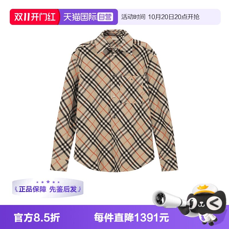 BURBERRY长袖衬衫上衣外套
