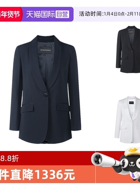 【自营】阿玛尼EMPORIO ARMANI女士修身西装西服上衣0NG3DT 02003