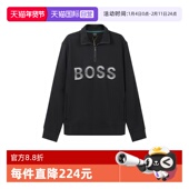 自营 棉半拉链长袖 Hugo Boss雨果博斯 男士 卫衣运动衫 50472242